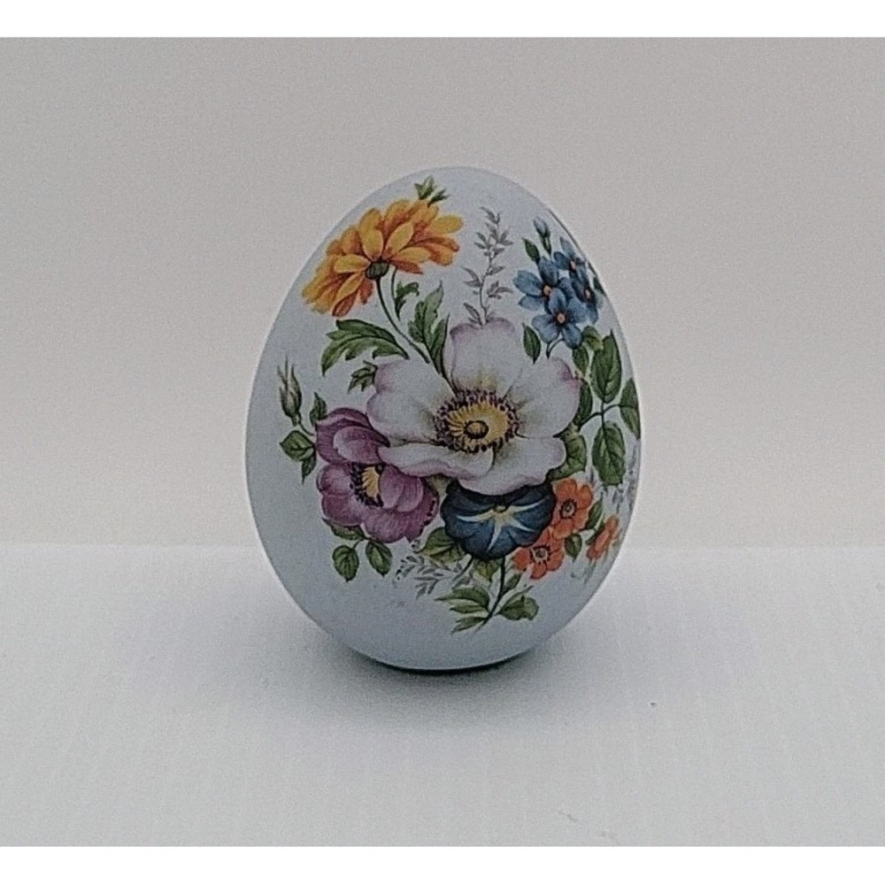 Vintage Hand Painted Porcelain Egg